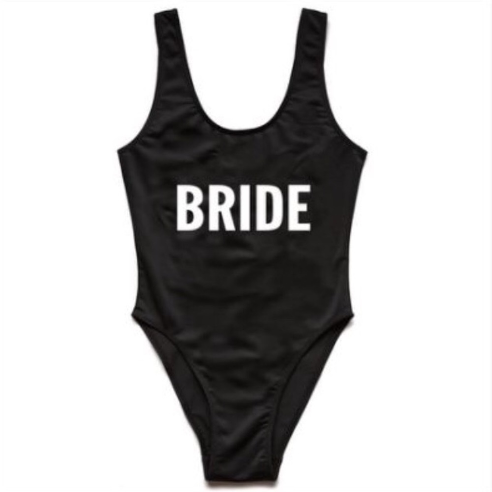 Bride bathing suit